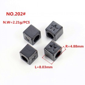 Glossy black/Bronze/White/Matte black/Gold/Platinum/Rose Gold-Alloy End Stopper Glossy black/Bronze/White/Matte black/Gold/Platinum/Rose Gold-Alloy End Stopper