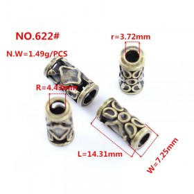 Gold/Bronze/Rose Gold/Glossy black/Platinum/Matte black/White-Alloy End Stopper