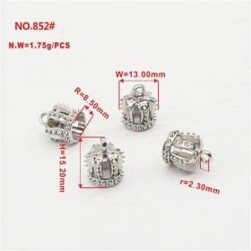 Bronze/Matte black/Gold/Rose Gold/Platinum/Glossy black/White-Alloy End Stopper Bronze/Matte black/Gold/Rose Gold/Platinum/Glossy black/White-Alloy End Stopper