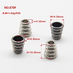 Bronze/Matte black/Gold/Rose Gold/Glossy black/White/Platinum-Alloy End Stopper Bronze/Matte black/Gold/Rose Gold/Glossy black/White/Platinum-Alloy End Stopper