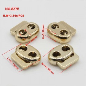 Bronze/Glossy black/Rose Gold/Matte black/Gold/Platinum/White-Alloy Spring Buckle